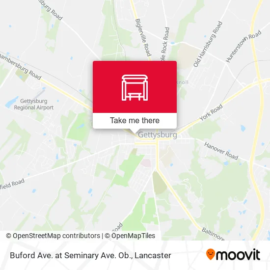 Mapa de Buford Ave. at Seminary Ave. Ob.