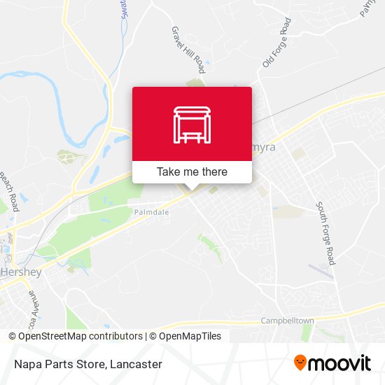Mapa de Napa Parts Store