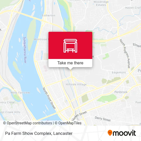 Pa Farm Show Complex map
