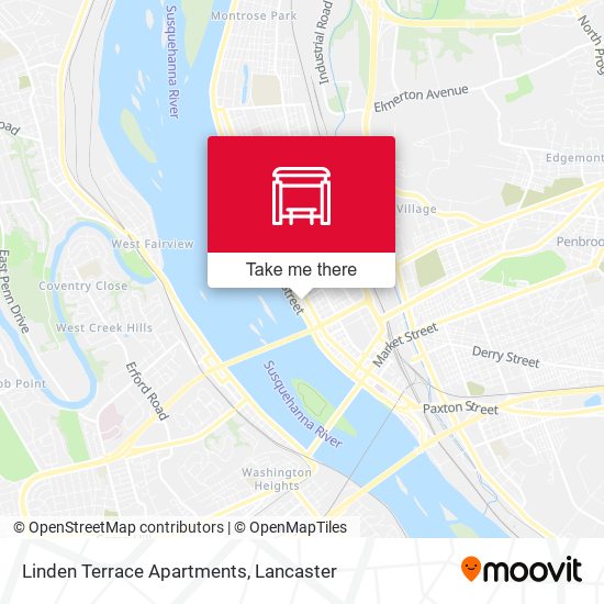 Linden Terrace Apartments map