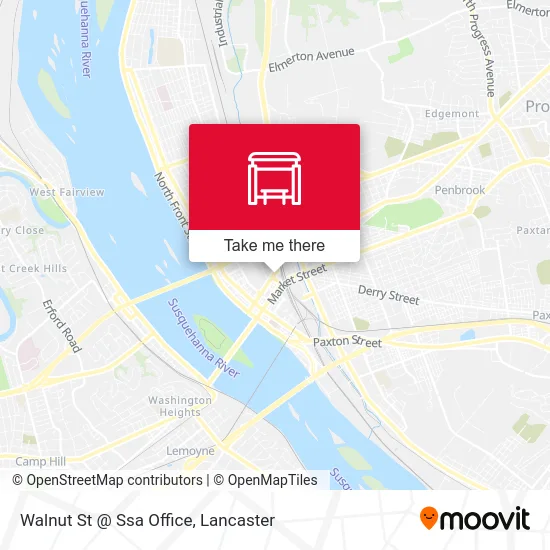 Walnut St @ Ssa Office map