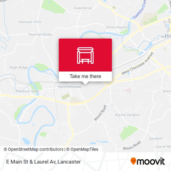 Mapa de E Main St & Laurel Av