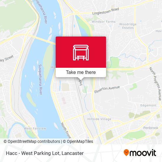 Mapa de Hacc - West Parking Lot