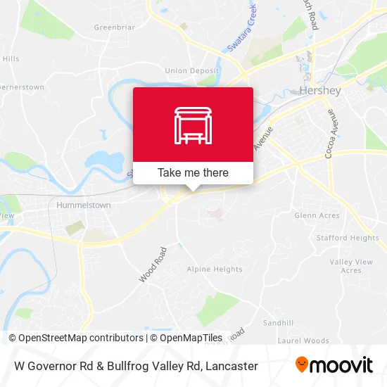 Mapa de W Governor Rd & Bullfrog Valley Rd