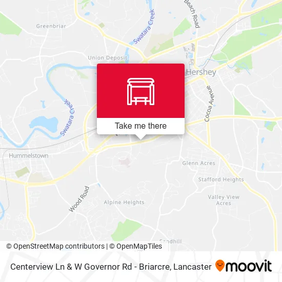 Mapa de Centerview Ln & W Governor Rd - Briarcre