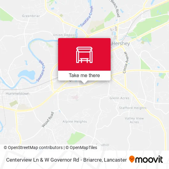 Mapa de Centerview Ln & W Governor Rd - Briarcre