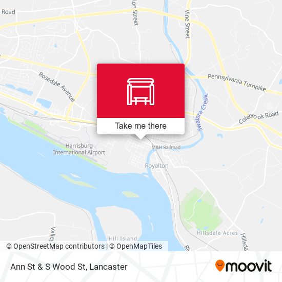 Mapa de Ann St & S Wood St