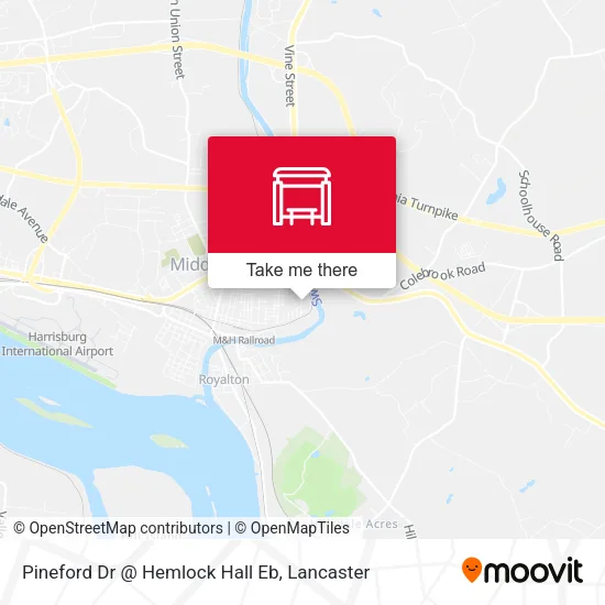 Mapa de Pineford Dr @ Hemlock Hall Eb