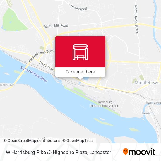 W Harrisburg Pike @ Highspire Plaza map