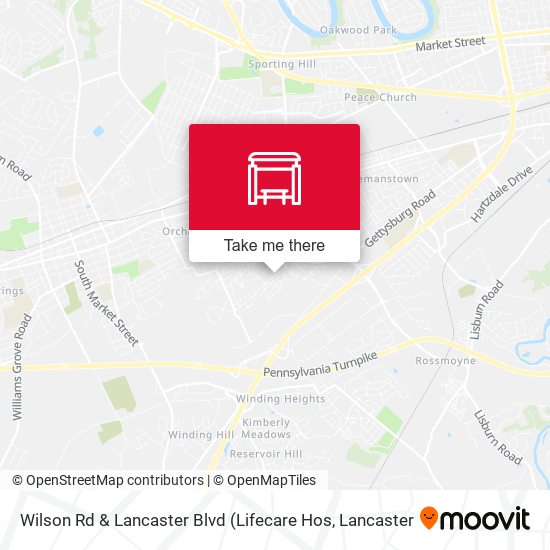 Mapa de Wilson Rd & Lancaster Blvd