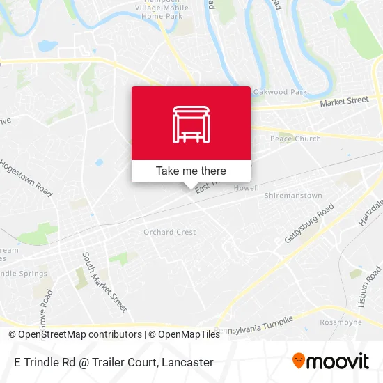 Mapa de E Trindle Rd @ Trailer Court