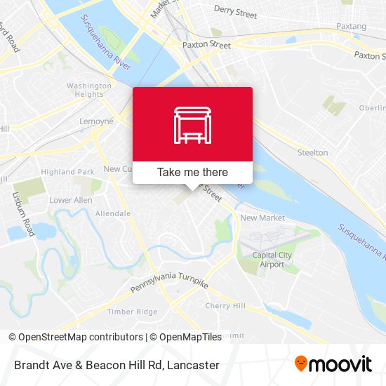 Brandt Ave & Beacon Hill Rd map