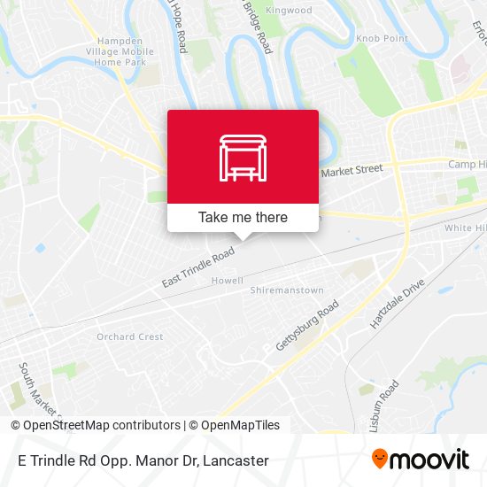 E Trindle Rd Opp. Manor Dr map