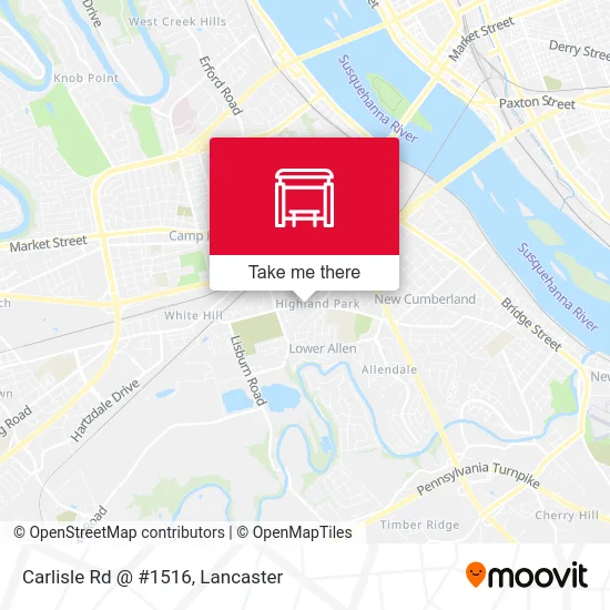 Carlisle Rd @ #1516 map