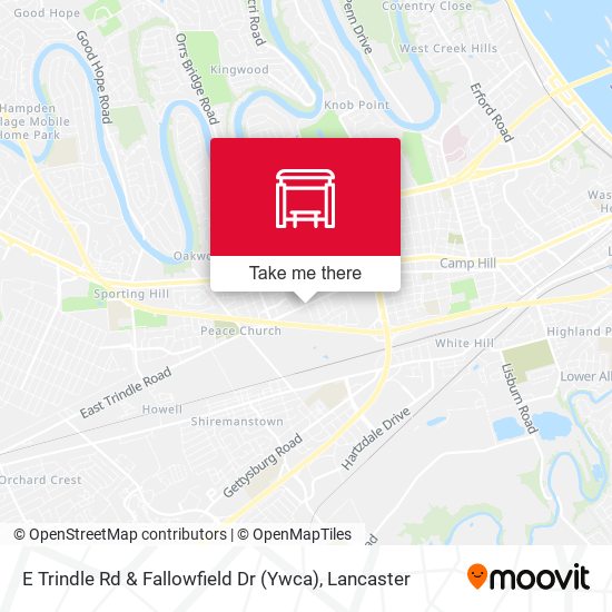 Mapa de E Trindle Rd & Fallowfield Dr (Ywca)
