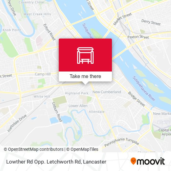 Lowther Rd Opp. Letchworth Rd map