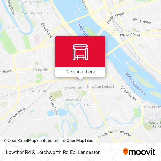 Lowther Rd & Letchworth Rd Eb map