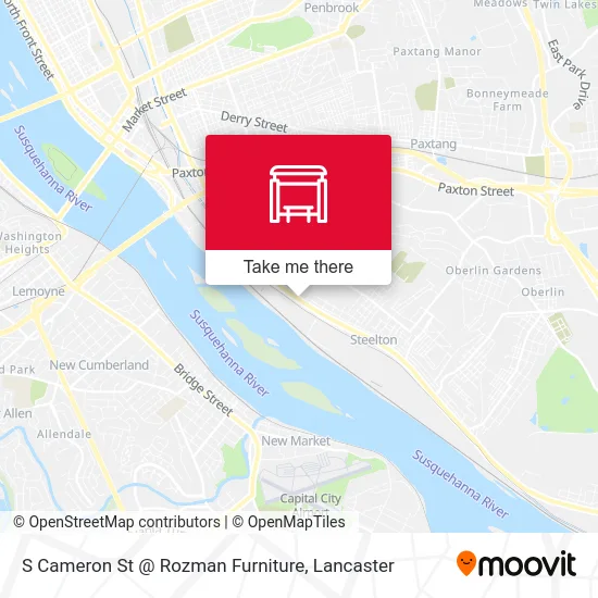 S Cameron St @ Rozman Furniture map