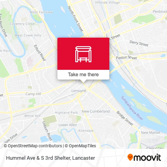 Mapa de Hummel Ave & S 3rd Shelter