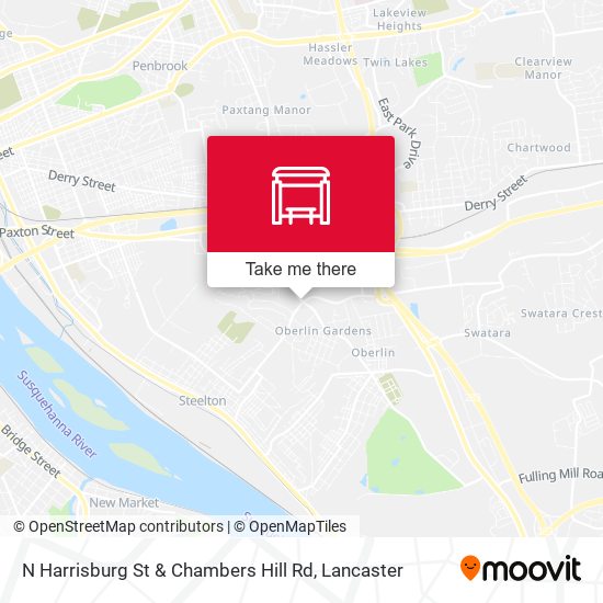 Mapa de N Harrisburg St & Chambers Hill Rd