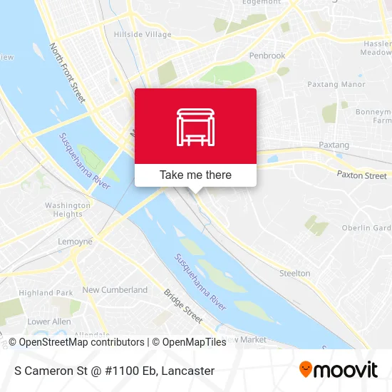 S Cameron St @ #1100 Eb map