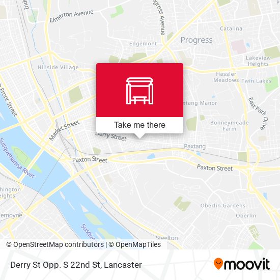 Derry St Opp. S 22nd St map