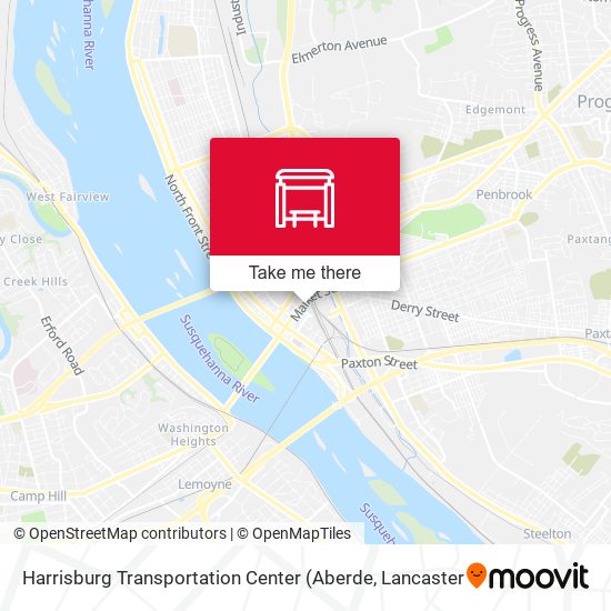 Mapa de Harrisburg Transportation Center