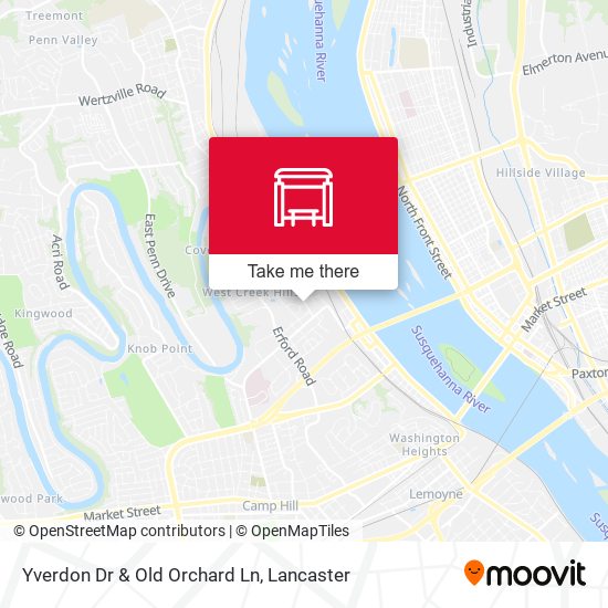 Yverdon Dr & Old Orchard Ln map
