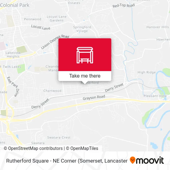 Rutherford Square - NE Corner map