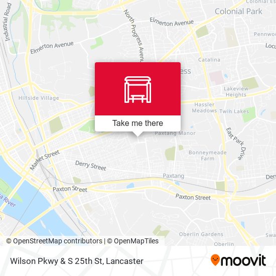 Mapa de Wilson Pkwy & S 25th St