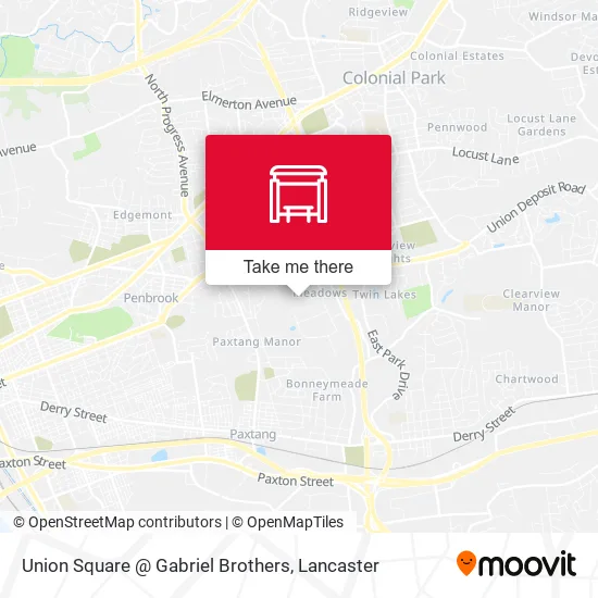 Mapa de Union Square @ Gabriel Brothers