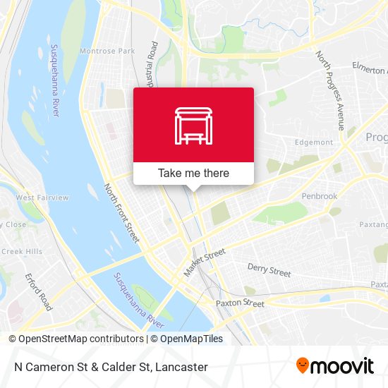 Mapa de N Cameron St & Calder St