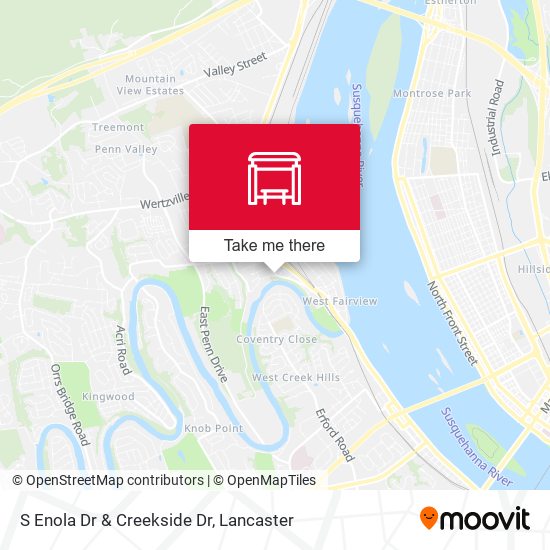 Mapa de S Enola Dr & Creekside Dr