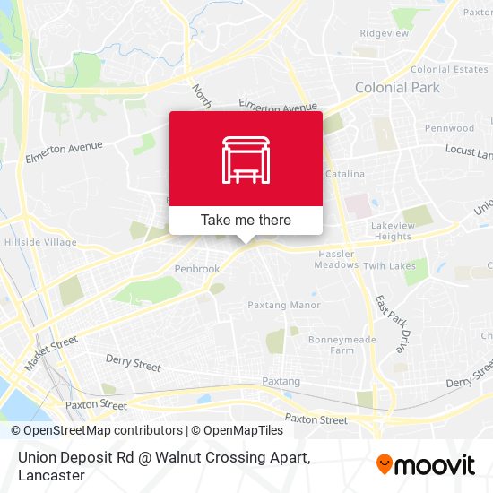 Union Deposit Rd @ Walnut Crossing Apart map