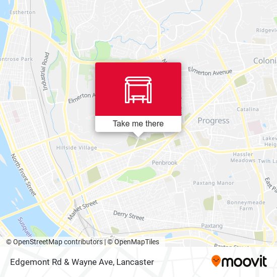 Edgemont Rd & Wayne Ave map