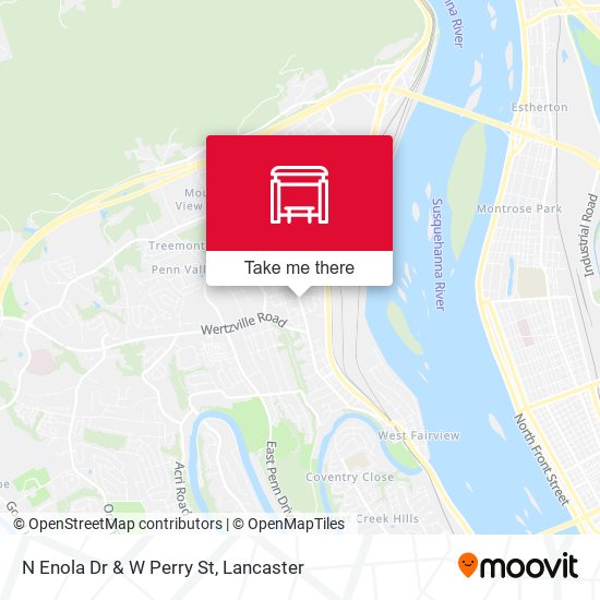 Mapa de N Enola Dr & W Perry St
