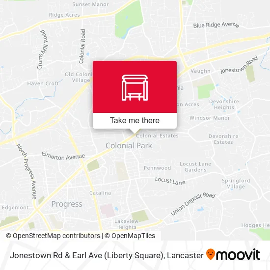 Jonestown Rd & Earl Ave (Liberty Square) map