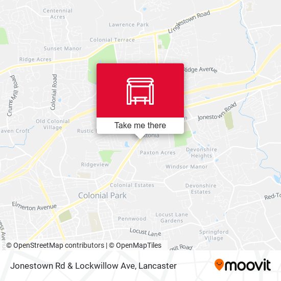 Jonestown Rd & Lockwillow Ave map