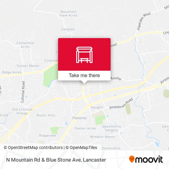 N Mountain Rd & Blue Stone Ave map