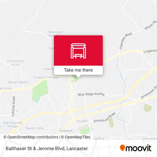 Mapa de Balthaser St & Jerome Blvd