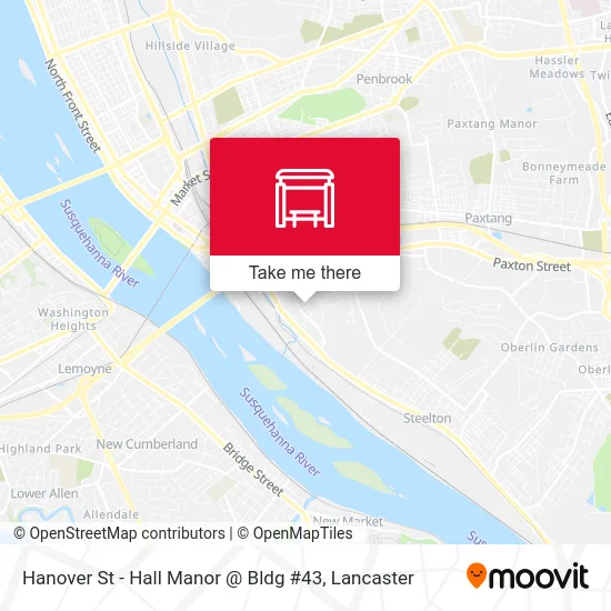 Hanover St - Hall Manor @ Bldg #43 map