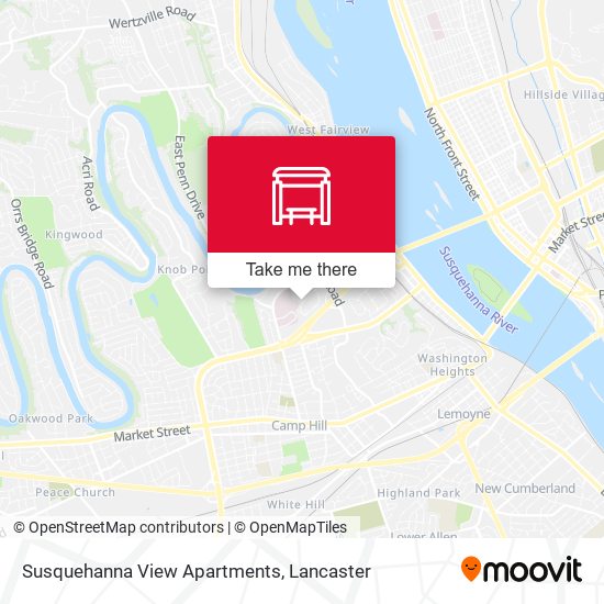 Mapa de Susquehanna View Apartments