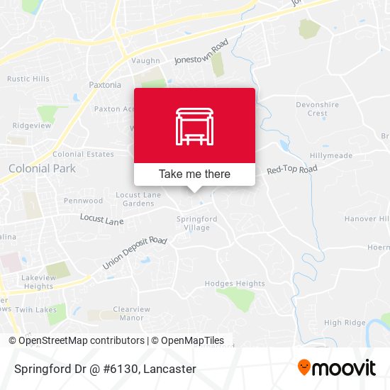Springford Dr @ #6130 map