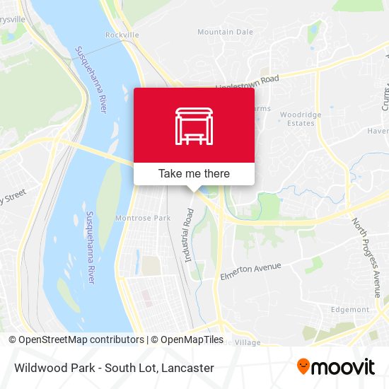 Wildwood Park - South Lot map