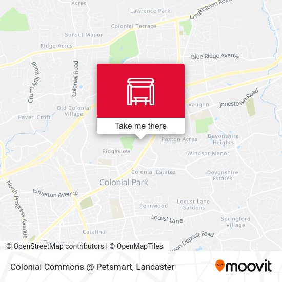 Colonial Commons @ Petsmart map