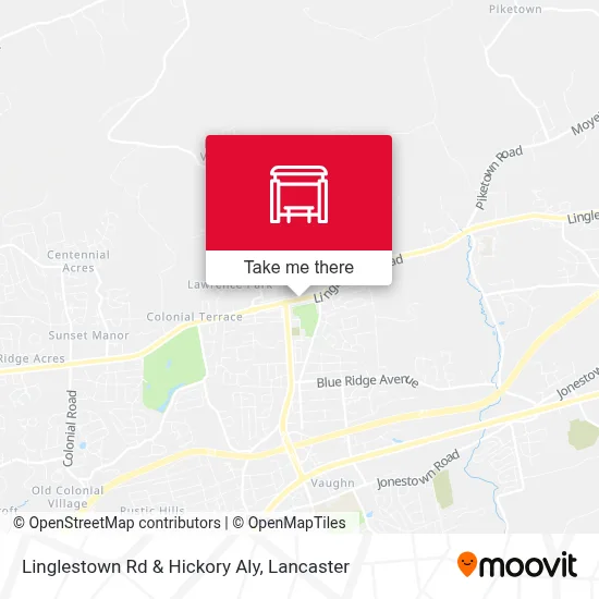 Linglestown Rd & Hickory Aly map