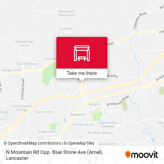 N Mountain Rd Opp. Blue Stone Ave map