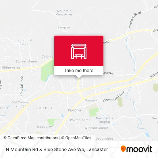 N Mountain Rd & Blue Stone Ave Wb map