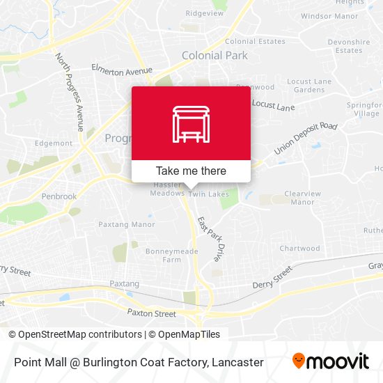 Mapa de Point Mall @ Burlington Coat Factory