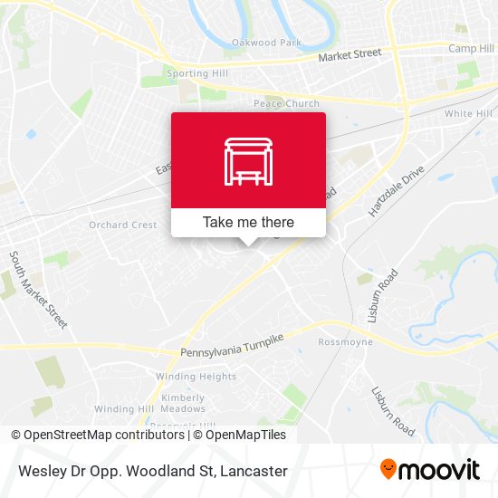 Wesley Dr Opp. Woodland St map